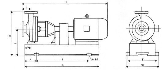 IHF型襯氟塑料離心泵,襯氟離心泵規(guī)格，襯氟離心泵價格，襯氟離心泵廠家